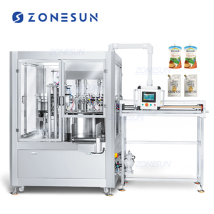 ZONESUN ZS-AFC12 Máy Đóng Nắp Túi Nước Ép Sữa Chua Xoay Tự Động - Product Image 1