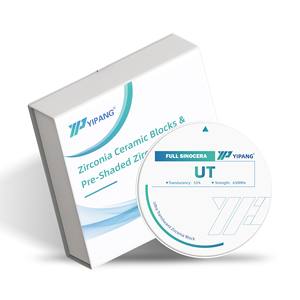 UT odontoiatria biocompatibile colore Natrual Premium di grado medico a grana Fine pieno contorno <span class=keywords><strong>Zirconia</strong></span> estetica blocco CAD disco dentale - Product Image 3