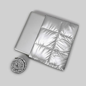 गर्मी का नया फैशन पफी लैपटॉप आस्तीन के साथ तीन आकार वाली सूती लैपटॉप बैग नायलॉन जिपर पुफर लैपटॉप - Product Image 4