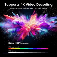 Proyector Oficial Google-TV Smart TV, 600ANSI, Alto Lumen, Cine en Casa, Videojuegos, Reuniones, Proyector Digital Wifi