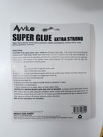 Adhésif liquide cyanoacrylate 3g pour le collage de métaux, bois et caoutchouc - Super résistant pour la construction, le travail du bois et l'emballage