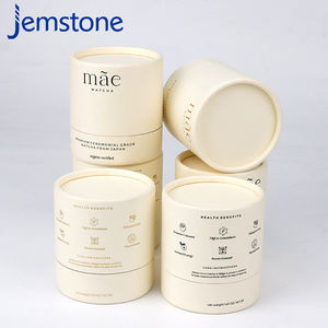 Emballage personnalisé en tube de papier kraft pour poudre de matcha écologique, boîte-cadeau cylindrique en carton, mélange de thé de qualité alimentaire - Product Image 5