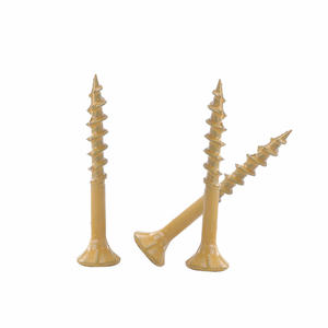 Groothandel Koolstofstalen Dekschroef Assortiment Set Geel Gegalvaniseerd Roestbestendige Zelftappende Houtschroeven #10 & #8X1-1/2 Inch - Product Image 5