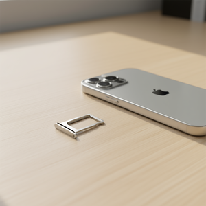 Bandeja para tarjeta SIM para iPhone 13 Mini, blanca plateada - Product Image 3