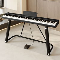 Günstiges tragbares Digitalpiano mit 88 Hammermechanik-Tasten und integriertem Lautsprecher für Schulen