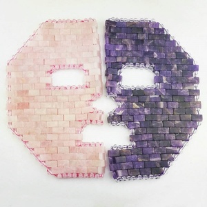 Productos de Jade para Masaje Facial, Cuarzo Rosa, Amatista, Jade, Máscara Facial de Belleza, Herramienta de Masaje - Product Image 5