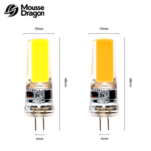 <span class=keywords><strong>G4</strong></span> <span class=keywords><strong>LED</strong></span> COB Lustre en cristal 5W Haute luminosité 3000K 6000K Blanc chaud AC DC 12V Céramique Silicone pour usage résidentiel - Product Image 4