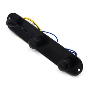 Placa de Control para Guitarra Eléctrica TL con Arnés de <span class=keywords><strong>Cableado</strong></span> para <span class=keywords><strong>Telecaster</strong></span> en Colores Cromo/Negro/Dorado, Accesorios para Guitarra - Product Image 2