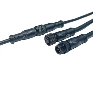 2Pin светодиодный разъем кабель Водонепроницаемый IP67 мужской женский светодиодный свет разъем 3 4 5 Pin