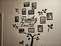 Autocollant mural miroir acrylique DIY, cadre photo 3D, décoration murale, combinaison de cadres photo acryliques auto-adhésifs DIY pour la maison