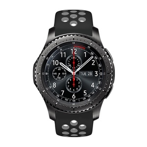 สายซิลิโคนสองสีสำหรับ <span class=keywords><strong>Huawei</strong></span> <span class=keywords><strong>GT2</strong></span> <span class=keywords><strong>Pro</strong></span> สำหรับ Fitbit ในทางกลับกันสำหรับ Samsung smartwatches 22มม. สายนาฬิกาคู่ที่รองรับ - Product Image 1