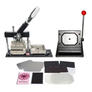 63.5*63.5mm Square Magnet button machine complete set 