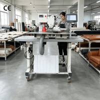 Machine à coudre industrielle de haute qualité pour la pose automatique de poches de veste, machine à coudre à découpe laser pour poches, machine à coudre à fermeture éclair