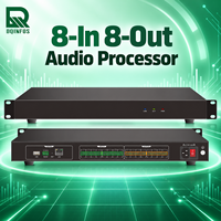 Prosesor Audio Digital 8 Kanal SHARC Plus DSP Terintegrasi untuk Pengalaman Audio Premium dengan Dukungan Daya Phantom 48V