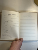 Conception personnalisée de journal Impression quotidienne Reliure à couverture rigide Journal de lecture pour les amoureux des livres et les lecteurs
