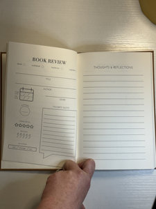 Diseño personalizado diario impresión Tapa dura encuadernación lectura rastreador diario para amantes de los libros y lectores - Product Image 3