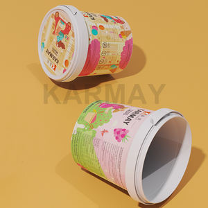 Pots écologiques Conteneurs d'emballage de cosmétiques de luxe pour soins de la peau hydratant Pot en plastique arrondi pour crème faciale - Product Image 6