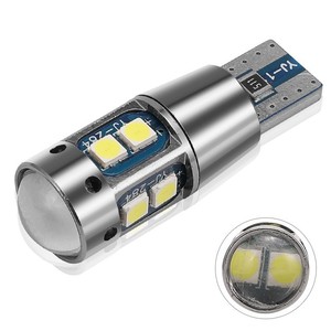 Lampes LED T10 3030 10SMD Canbus pour éclairage d'ambiance automobile, sans erreur de polarité, sans erreur de phase, DC12V/24V 600LM 6500K, éclairage intérieur de voiture - Product Image 1