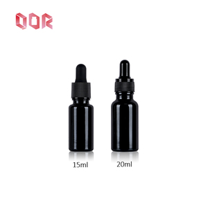 Flacon de parfum d'huile de luxe personnalisé noir de 5 ml, 10 ml, 15 ml, 20 ml, 30 ml, 50 ml, 100 ml, flacon de fond de teint de maquillage, flacon de lait cosmétique en verre - Product Image 3