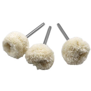 <span class=keywords><strong>Brosse</strong></span> à polir les bijoux, tête de polissage en <span class=keywords><strong>feutre</strong></span> de coton, roue abrasive, tige de 2,35 mm, outil rotatif pour <span class=keywords><strong>perceuse</strong></span>, tête de polissage - Product Image 3
