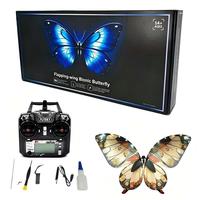 Drone papillon volant bionique RC OEM avec ailes LED en métal et tissu pour la décoration de scène de mariage intérieure/extérieure et les fêtes
