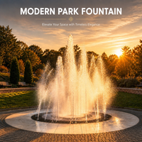 Fuente de Agua Musical para Parques Urbanos Modernos - Solución Completa - Acero Inoxidable - CE ROHS - Directo de Fábrica