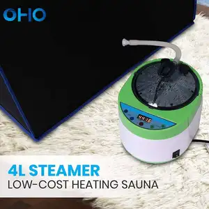 OHO Indoor Sauna Tent Portable Full Body Far Infrared Steam Sauna Room With Steam Generator