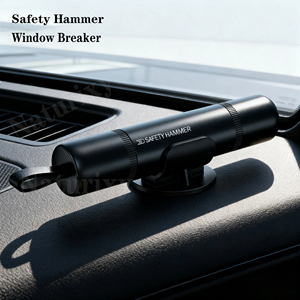 Kit de sécurité automobile 2 en 1 : marteau de secours, brise-vitre d'urgence, coupe-ceinture de sécurité, acier au tungstène, accessoires de sauvetage <span class=keywords><strong>auto</strong></span> - Product Image 1