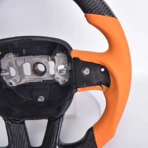 Volant sport en cuir et fibre de carbone personnalisé pour Dodge Charger <span class=keywords><strong>Challenger</strong></span> Hellcat SRT <span class=keywords><strong>RT</strong></span> Accessoires de voiture - Product Image 3