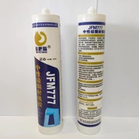 Kit adhésif structurel en verre de mastic de silicone de petits tubes de construction préfabriquée