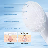 Nettoyant moussant TWG RTS pour le visage, soin de la peau, mousse éclaircissante, contrôle du sébum, nettoyant facial avec brosse, curcuma, blanchissant