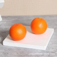 Modèle de fruit en mousse orange réaliste, accessoire de décoration pour la maison, la cuisine, les vitrines de supermarché et les systèmes pédagogiques