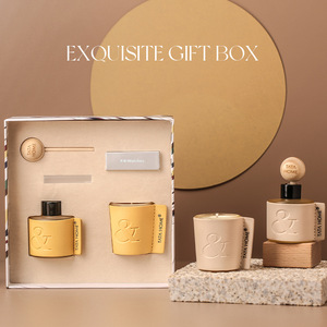 Tata Home Fragrance <b>Diffuser</b> Set With Candle Long Lasting Scent Desktop Indoor <b>Car</b> Use - Product Image 2