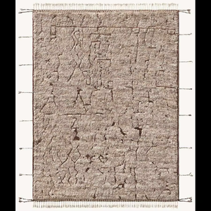 Tapis traditionnels marocains en laine/soie noués à la main, motifs géométriques, tapis de sol carrés, coussins doux et durables, ensembles artisanaux - Product Image 3