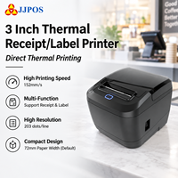 Printer Label Thermal 3 Inci 152 Printer POS Kecepatan Tinggi Mesin Pencetak Faktur & Label Fungsi Ganda untuk Ritel Restoran