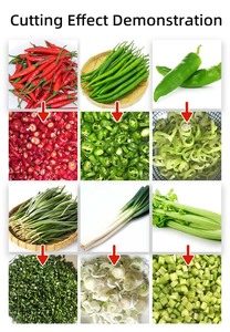 CB660 taglia verdure per prezzemolo sedano Okra a foglia verde peperoncino lavorazione triturazione alghe macchina da taglio affettatrice - Product Image 2