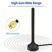 Antenne à ventouse 2G 3G 4G 5G LTE SMA RG174 étanche à gain élevé 3,5dBi 700-2700MHz pour routeur IoT M2M NB-IoT GPRS