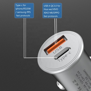 2024 dropshipping mini 45W xe sạc Adapter 45W Loại C USB + nhanh PD tương thích máy tính xách tay 5A sản lượng hiện tại 20V Điện áp đầu ra - Product Image 4