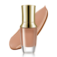 Sérum de collagène minéral à faible quantité minimale de commande avec logo personnalisé fond de teint rosée à couvrance totale fond de teint liquide maquillage fond de teint végétalien pour femmes noires