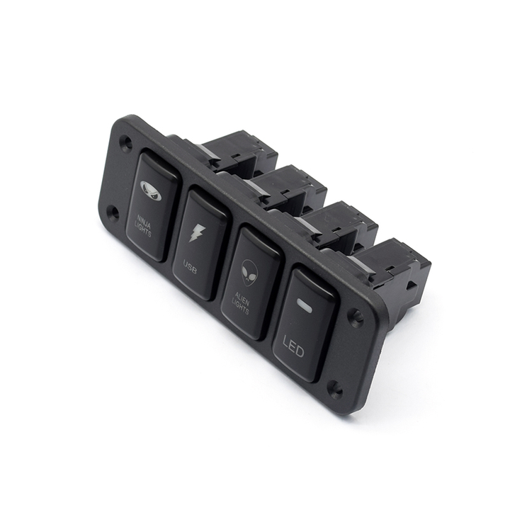 12V Led Light Bar with 4 Push Button Switches for Toyota