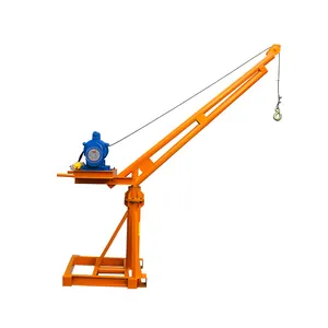 Wholesale Jib Balcony Cranes 1 Ton Portable Workshop Crane Mini Construction Lift Cranes For Construction
