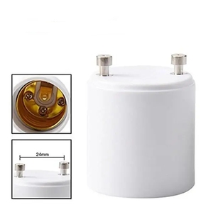 Adaptador <span class=keywords><strong>GU24</strong></span> a E26 E27 Potencia máxima 1000W Resistente al calor Convierte <span class=keywords><strong>GU24</strong></span> Pin <span class=keywords><strong>Base</strong></span> Fixture a E26 E27 - Product Image 5