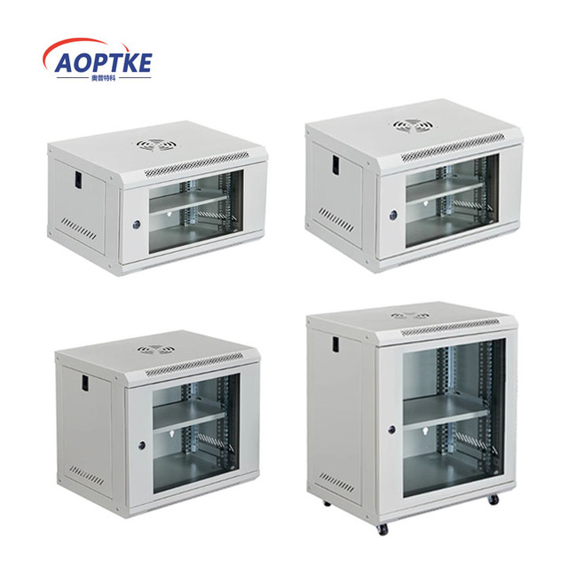 19" 4U 6U 9U 12U Wall Mounted Server Network Rack Cabinet with RJ45 and 5G White or Black ODM/OEM