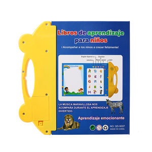 Libro de Sonidos en <span class=keywords><strong>Español</strong></span> e Inglés para Niños, Máquinas de Aprendizaje, Audiolibro para Aprender el <span class=keywords><strong>Alfabeto</strong></span> de Animales y Números, Libro Electrónico para Preescolar - Product Image 2