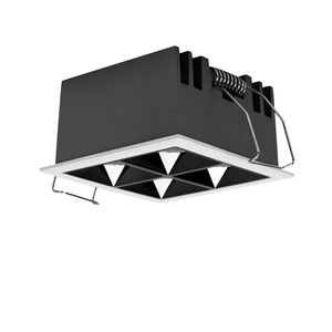 Fissata/inclinabile concava/convessa ottica 2x2 4 testa 8W da incasso con luci a Led quadrate - Product Image 4