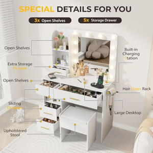 Table de maquillage de style international pour le commerce extérieur, luxe léger et haut de gamme, très tendance (<span class=keywords><strong>Ins</strong></span> <span class=keywords><strong>Ta</strong></span>) - Product Image 4