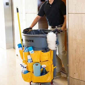 Soporte de almacenamiento de herramientas de limpieza, bolsa de cubo de basura para limpieza doméstica, Cuadrado y redondo, grande - Product Image 6