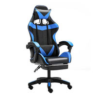 Chaise de Gaming Réglable en Cuir PU et Nylon, Fauteuil de Gaming Rose pour Gamers