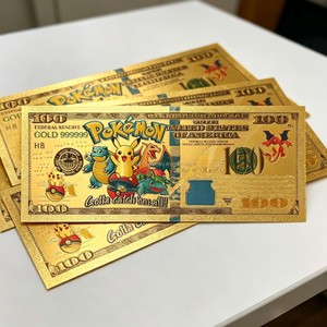 Banconota da Collezione in Lamina d'Oro, Tema Anime, Non Valuta Legale, Decorativa per Collezionisti - Product Image 4