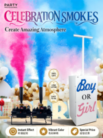 Canon à Confettis Électrique Écologique Coloré en Forme de Bouteille de Fer Portée 8m pour Fêtes d'Anniversaire et Révélations de Genre